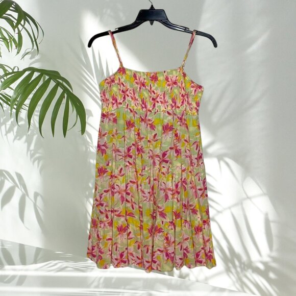 Nobo Bright Tiered Sundress XXL – Adjustable Straps, Smocked Back, Lined - Picture 1 of 12